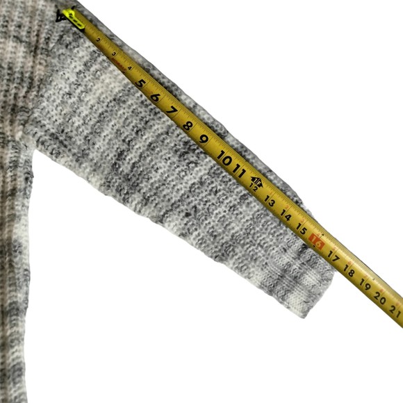 TORRID Cocoon Cardigan Sz 0  L/12 Heather Grey Brushed Fleece Knit 16301641 - Picture 11 of 15